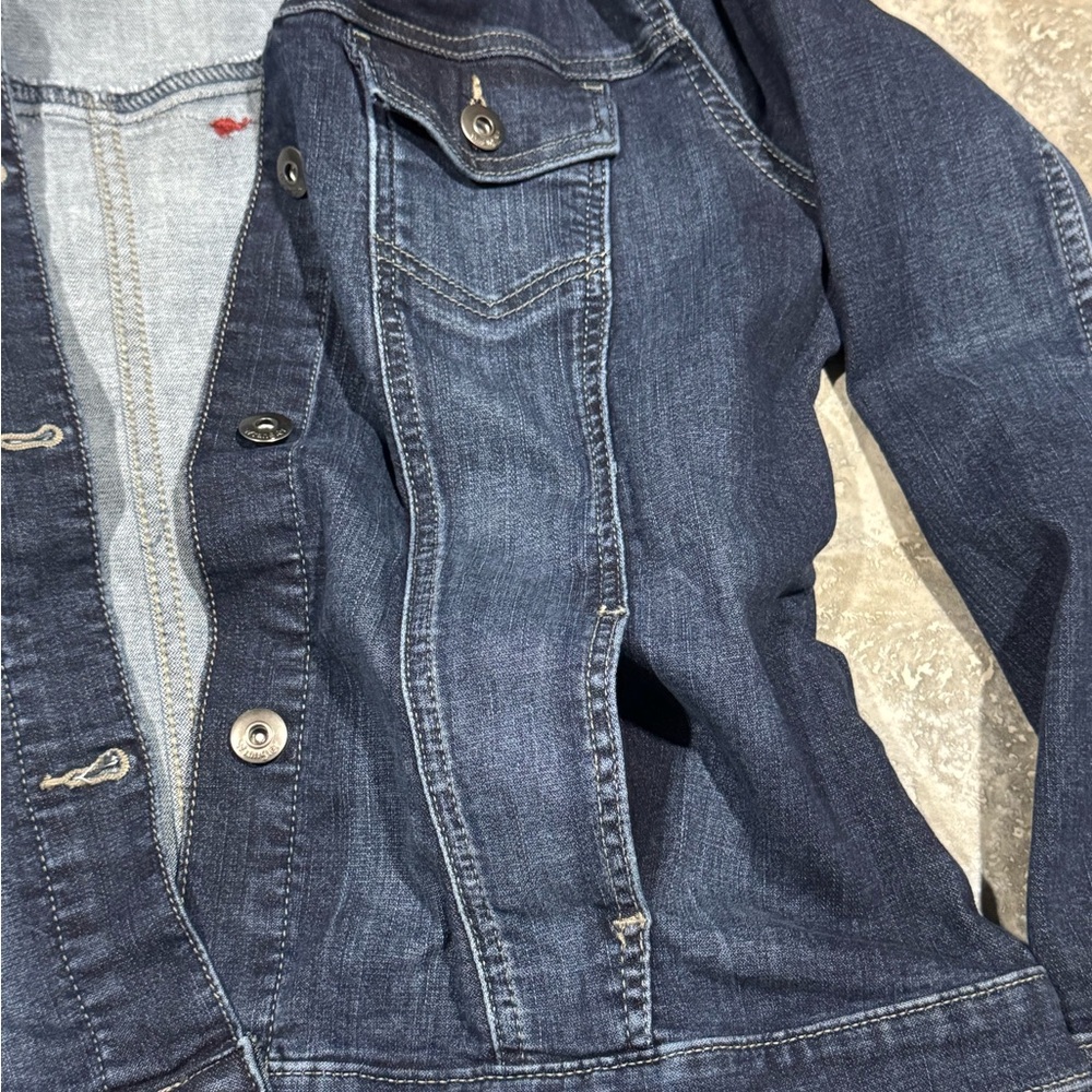 Wrangler Women's Dark Blue Jean Jacket - Picture 4 of 5
